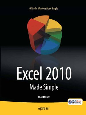cover image of Excel 2010 Made Simple